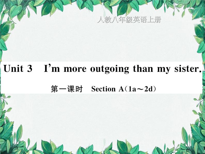 第1课时 Section A(1a-2d)第1页