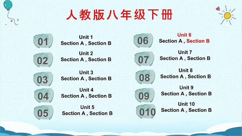 人教版八下Unit 6 An old man tried to move the mountains. SectionB词汇精讲 课件02