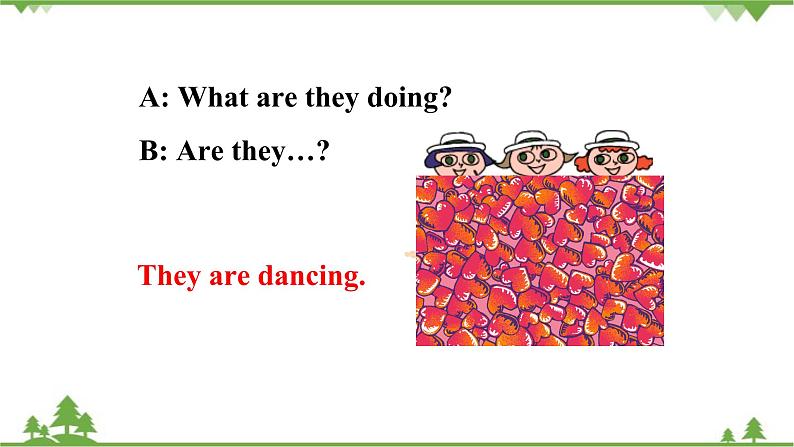 人教新目标版英语七年级下册 Unit 6  I'm watching TV.-Section A Grammar Focus-3c（第2课时）课件第7页