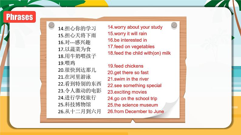 Unit 11（单元复习课件） 人教版英语七下第7页