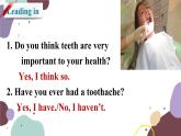 冀教版英语九年级上册 Lesson2 AVisit to the Dentist课件