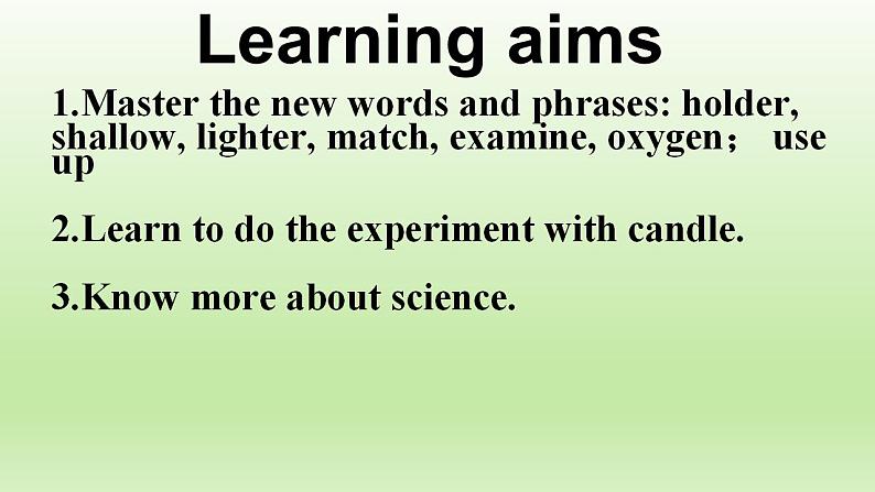 冀教版英语九年级上册 Lesson 26 Keep the Candle Burning课件08