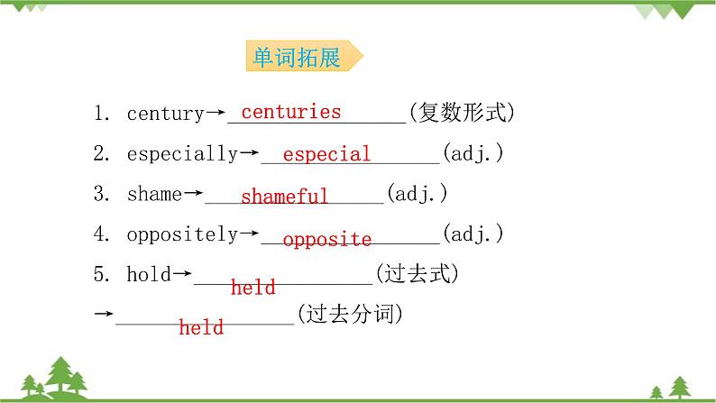 Unit10   Section B  背默本第4页