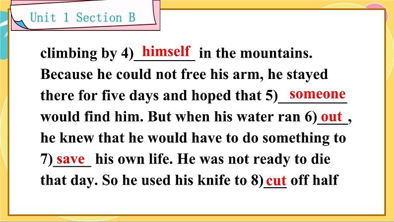 Unit 1 Section B 3a-Self Check 人教版英语八年级下册【PPT课件+教案】04