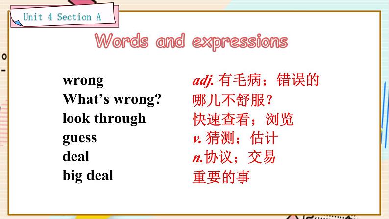 Unit 4 Section A 1a-2d 人教版英语八年级下册【PPT课件+教案】03