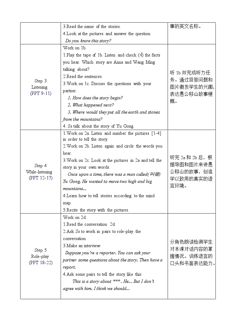 Unit 6 Section A 1a-2d 人教版英语八年级下册【PPT课件+教案】02