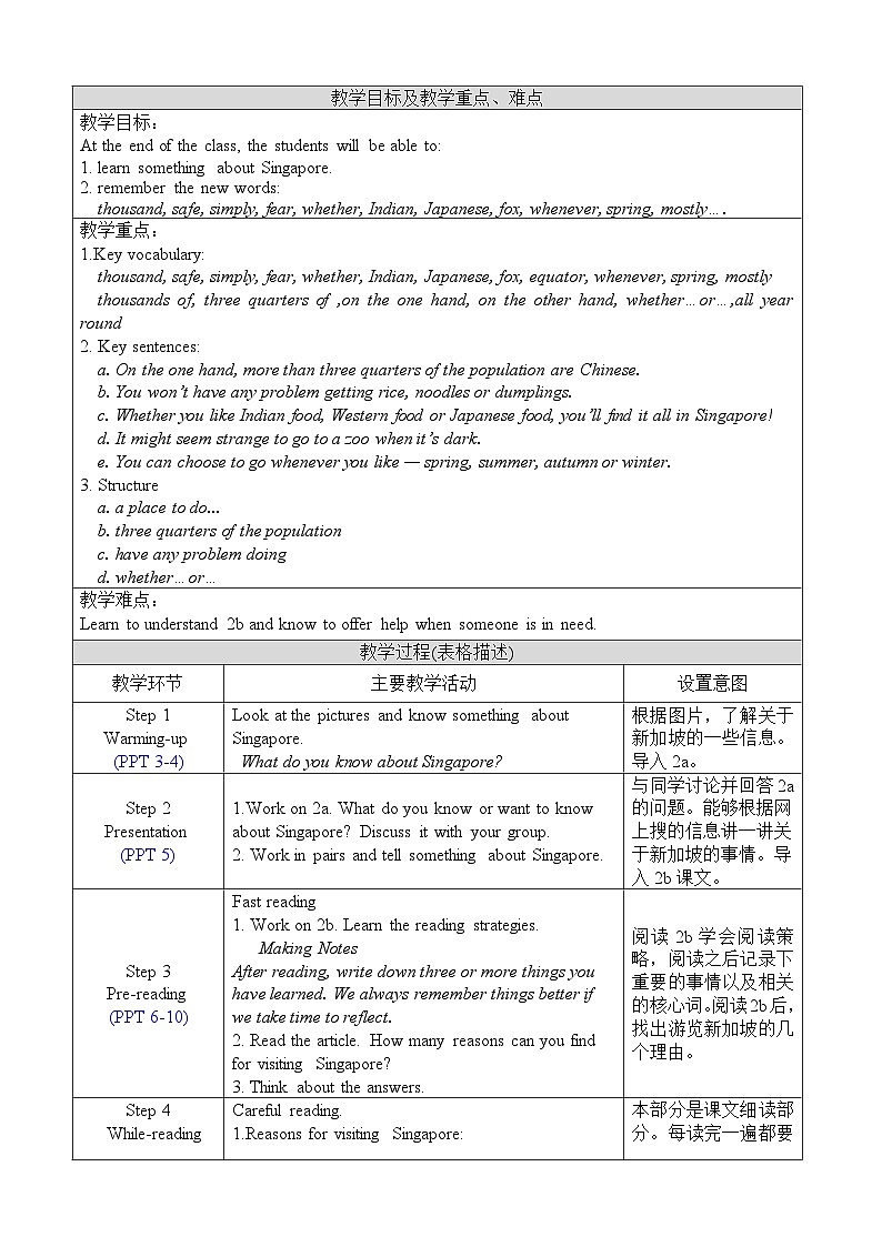 Unit 9 Section B 2a-2e 人教版英语八年级下册【PPT课件+教案】02