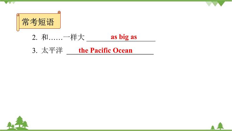 人教新目标(Go for it)版英语八年级下册 Unit 7 What's the highest mountain in -Section A (Grammar Focus～4c)课件第5页