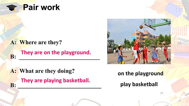 仁爱科普版英语七年级下册Unit 5 Topic 2 A few students are running around the playground. Section B 课件+教案+练习+音视频04