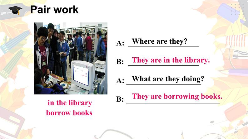 仁爱科普版英语七年级下册Unit 5 Topic 2 A few students are running around the playground. Section B 课件+教案+练习+音视频06