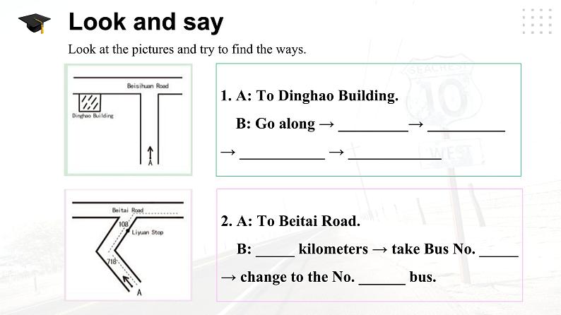 仁爱科普版英语七年级下册Unit 6 Topic 3 How can I get to the library_ Section B课件+教案+音频03