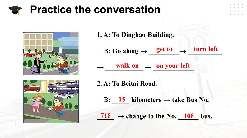 仁爱科普版英语七年级下册Unit 6 Topic 3 How can I get to the library_ Section B课件+教案+音频07