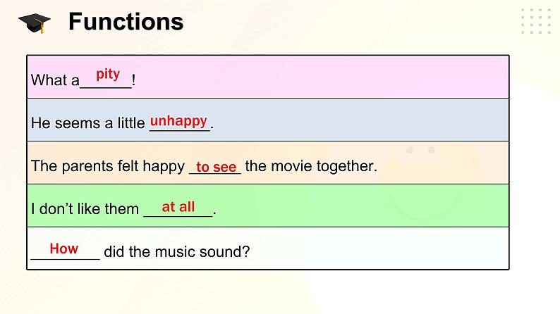 仁爱科普版英语八下Unit5  Feeling excited Topic 1 You look excited  Section D 课件+教案+练习+视频06