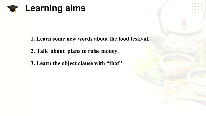 仁爱科普版英语八下Unit 7 Topic 1 We're preparing for a food festival. Section A课件+教案+音视频03