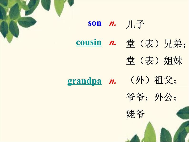 人教新目标版英语七年级上册Unit 2 This is my sister.Section B(1a – 2a)课件03