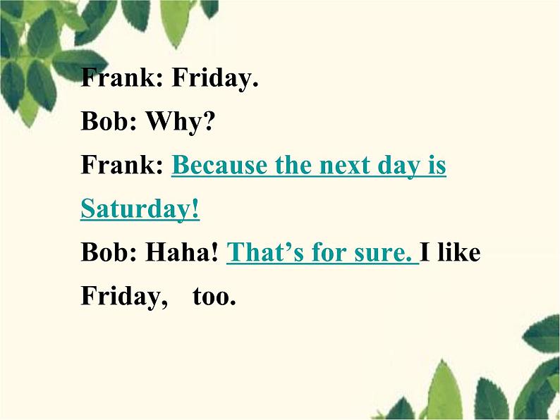 人教新目标版英语七年级上册Unit 9 My favorite subject is science.Section A(2d – 3c)课件第8页