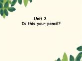 人教新目标版英语七年级上册Unit 3 Is this your pencil-Section A(1a – 2c)课件