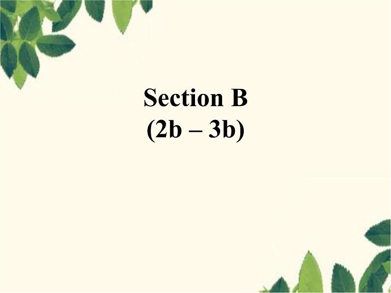 人教新目标版英语七年级上册Unit 3 Is this your pencil-Section B(2b – 3b)课件第2页