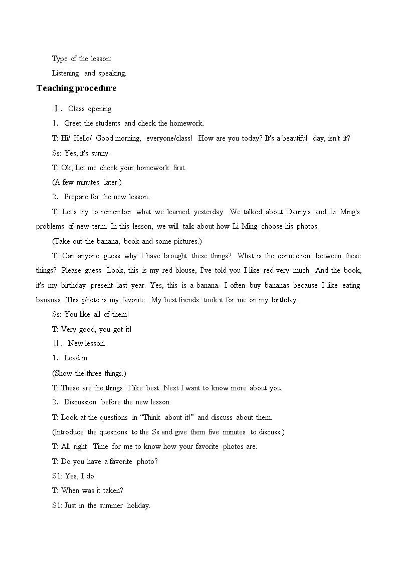 冀教版（三起）英语八年级上册 Unit 1  Me and My Class_2(1) 教案02