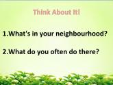 冀教版（三起）英語八年級(jí)上冊(cè) I Like My Neighbourhood 課件