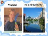 冀教版（三起）英語八年級(jí)上冊(cè) Unit 3  Families Celebrate TogetherLesson 22 I Like My Neighbourhood 課件