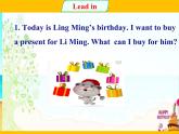 冀教版（三起）英语八年级上册 Unit 3  Families Celebrate TogetherLesson 15 A Present for Li Ming 课件