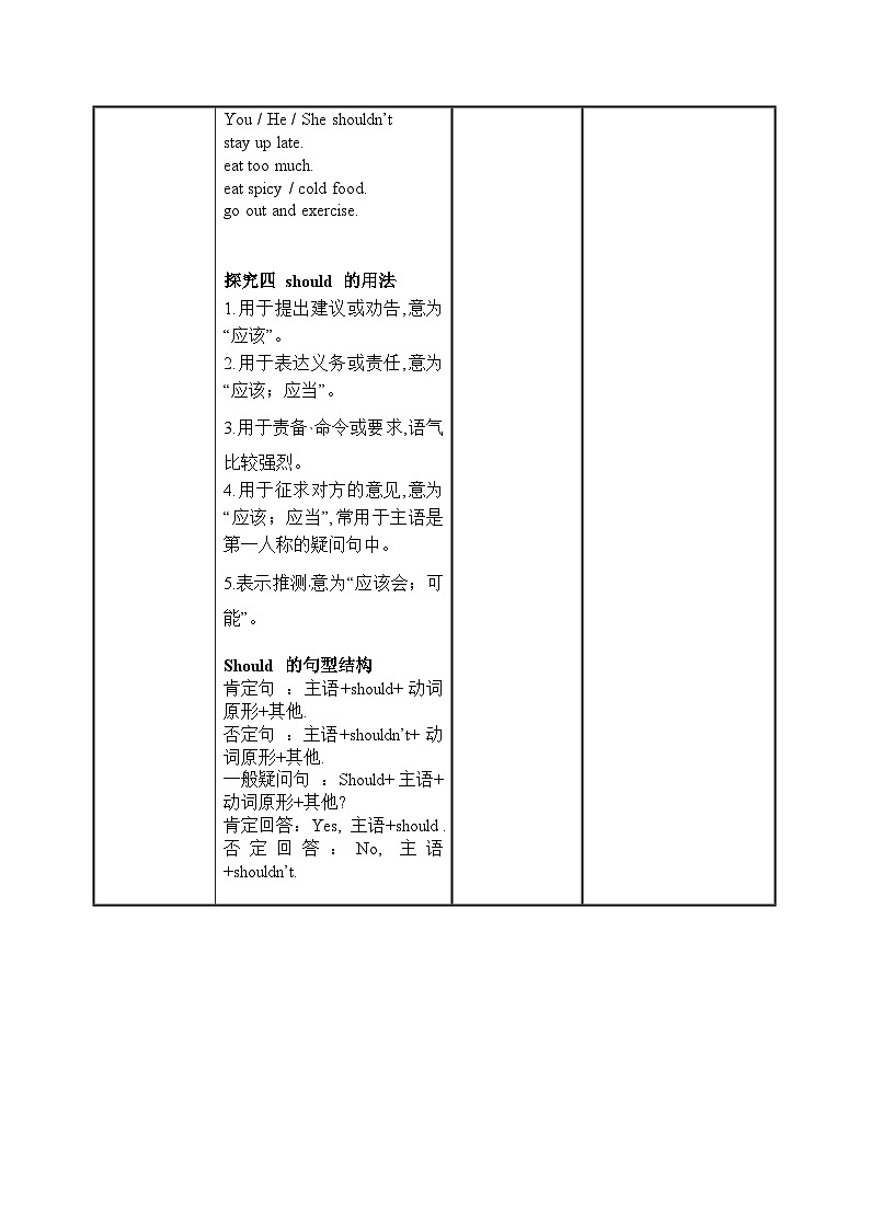 Unit 1 第3课时 (Section A Grammar Focus-4c)（教学设计）-八年级英语下册同步备课系列（人教新目标Go For It!）03