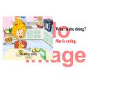 人教新目标版英语七年级下册Unit 6 I'm watching TV-Section A (1a-1c)课件