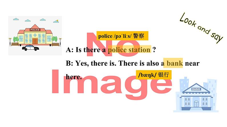 人教新目标版英语七年级下册Unit 8 Is there a post office near here- Section A (1a-1c)课件07