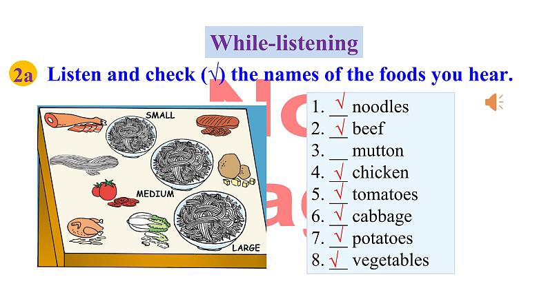 人教新目标版英语七年级下册Unit 10 I'd like some noodles-Section A (2a-2d)课件07