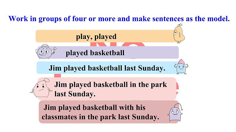 人教新目标版英语七年级下册Unit 12 What did you do last weekend-Section B  (1a-1e)课件05