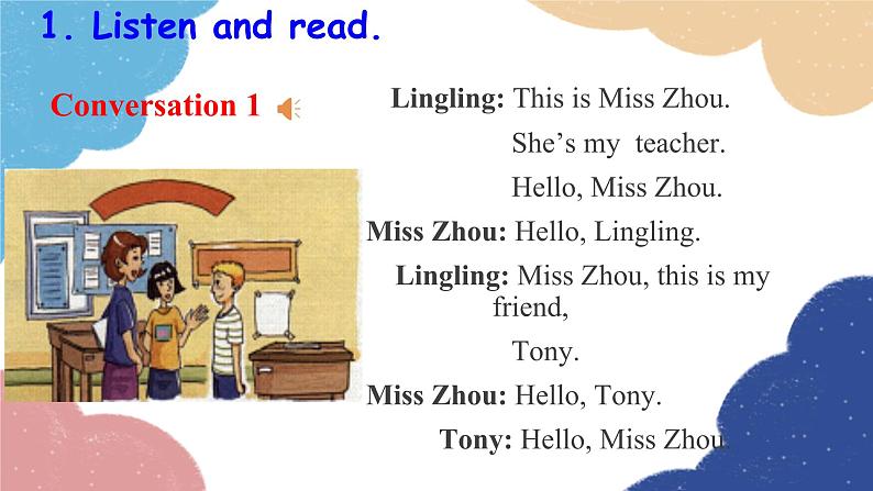 外研版英语七年级上册Starter Module 1 My teacher and my friends Unit3Thisis my friend课件02