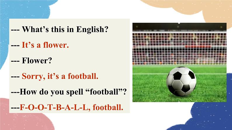 外研版英语七年级上册Starter Module 3 My English book Unit2Canyou help me, please课件06