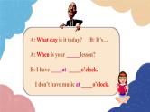 外研版英语七年级上册Module 5 My school day Unit2 We start work at nine o’clock课件
