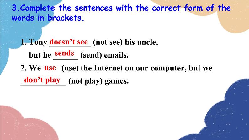 外研版英语七年级上册Module 7 Computers Unit3 Language in use课件06