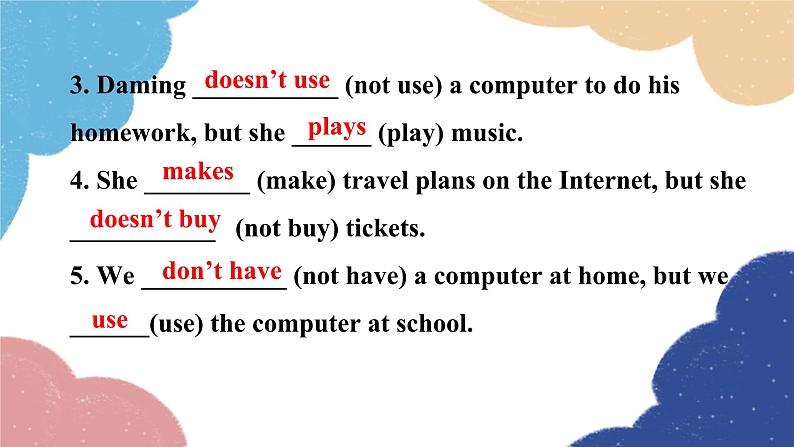 外研版英语七年级上册Module 7 Computers Unit3 Language in use课件07