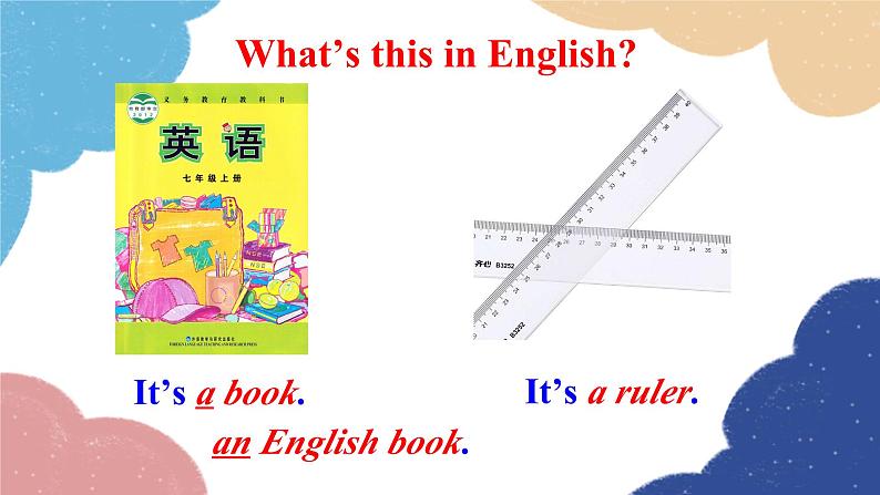 外研版英语七年级上册Starter Module 3 My English bookUnit1What’s this in English课件03