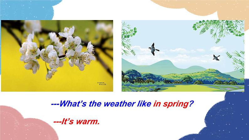 外研版英语七年级上册Starter Module 4 My everyday life Unit2What’sthe weather like课件05