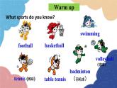 外研版英语七年级上册Starter Module 4 My everyday life Unit3What’syour favourite sport课件