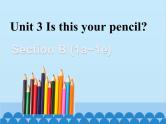 人教新目标版英语七年级上册 Unit 3 Is this your pencil Section B（1a~1e）课件