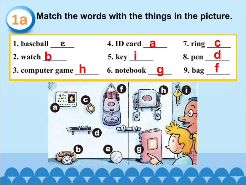 人教新目标版英语七年级上册 Unit 3 Is this your pencil Section B（1a~1e）课件05