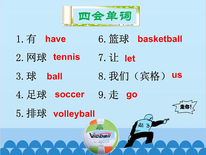 人教新目标版英语七年级上册 Unit 5 Do you have a soccer ballu6 单元小结课件第3页