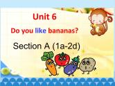 人教新目标版英语七年级上册 Unit 6 Do you like bananas Section A（1a~2d）课件