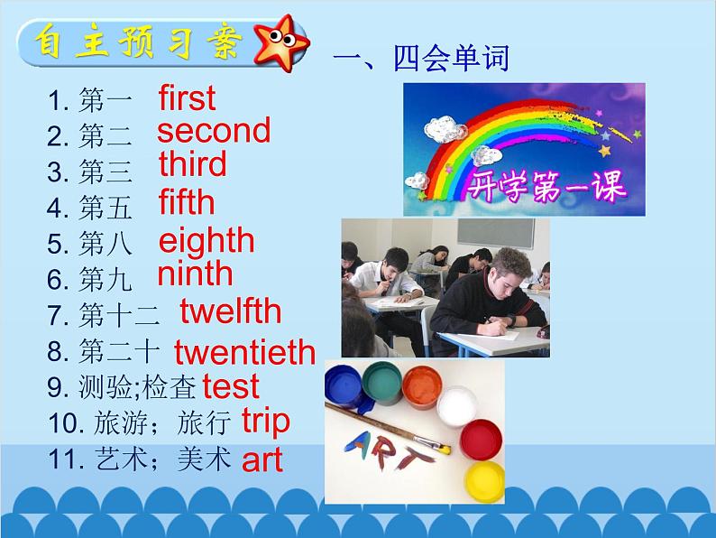 人教新目标版英语七年级上册 Unit 8 When is your birthday Section A（3a~3c）课件02