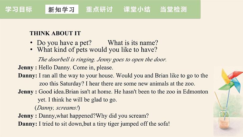 Unit 3 Lesson 13 Danny’s Big Scare  课件 2023-2024学年冀教版英语八年级下册第4页