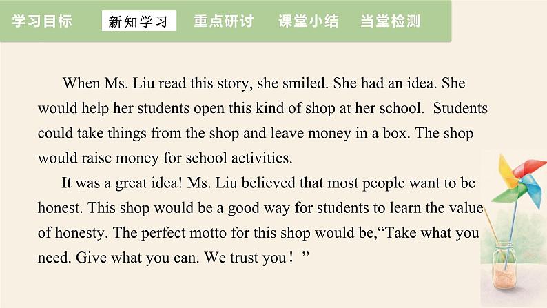 Unit 5 Lesson 28 Ms. Liu’s Great Idea  课件 2023-2024学年冀教版英语八年级下册06