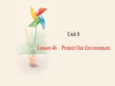 Unit 8 Lesson 46 Protect Our Environment  课件 2023-2024学年冀教版英语八年级下册