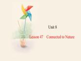 Unit 8 Lesson 47 Connected to Nature  課件 2023-2024學(xué)年冀教版英語八年級下冊
