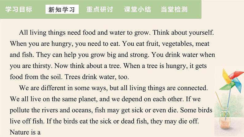 Unit 8 Lesson 47 Connected to Nature  课件 2023-2024学年冀教版英语八年级下册05