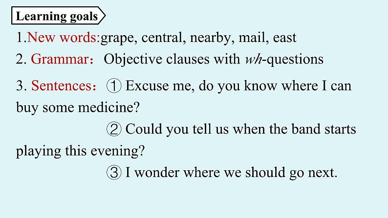 人教新目标版英语九年级上册 Unit 3 Could you please tell me where the restrooms are SectionA Grammer Focus-4c课件第2页